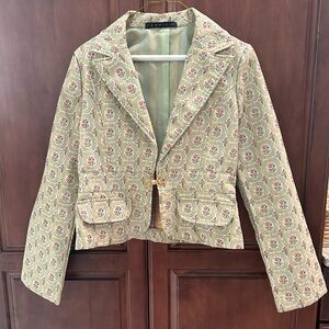 Floral Patterned Women's Jacket